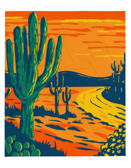 Saguaro National Park Blanket