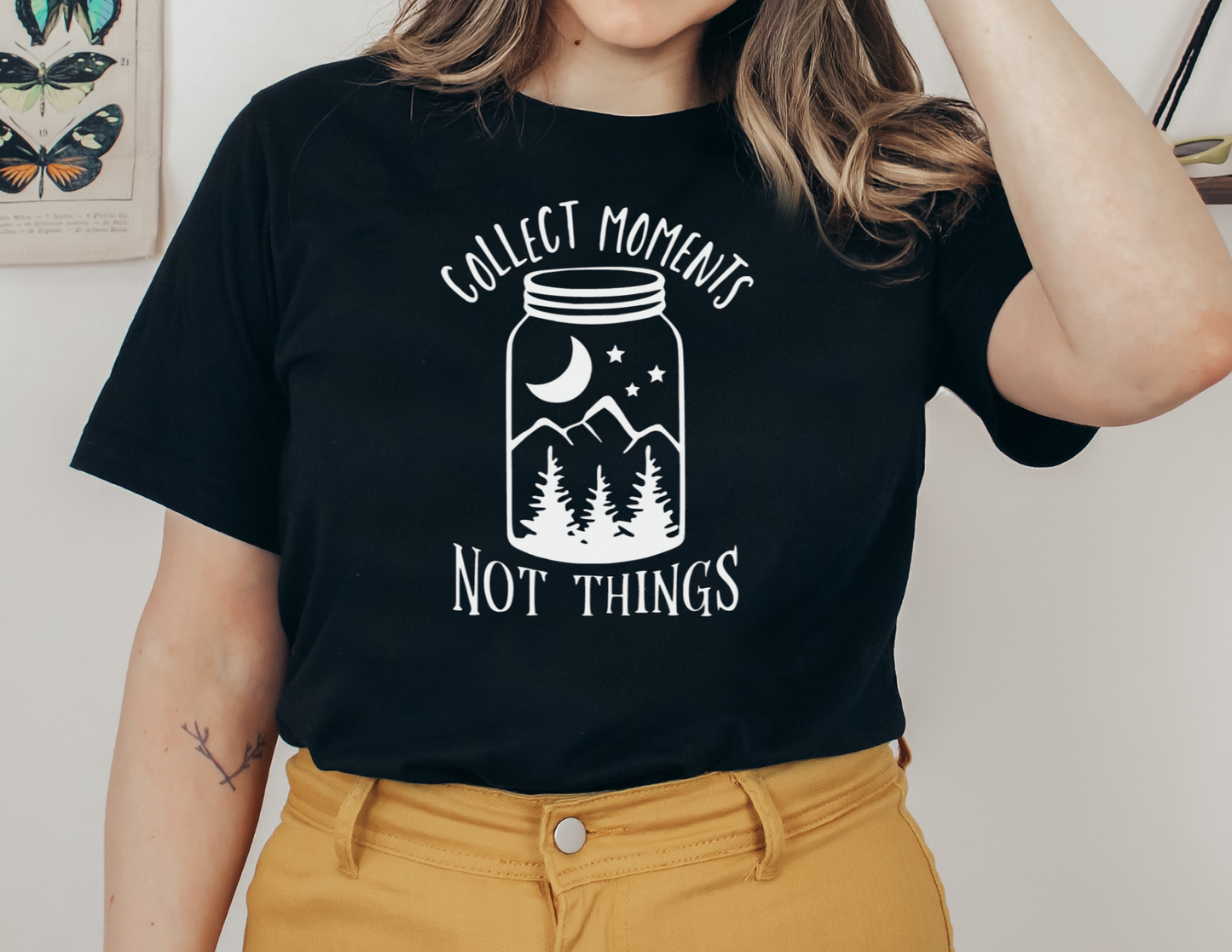 Collect Moments Not Things Unisex T-Shirt