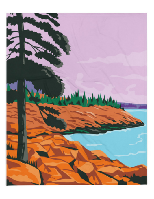 Acadia National Park Blanket