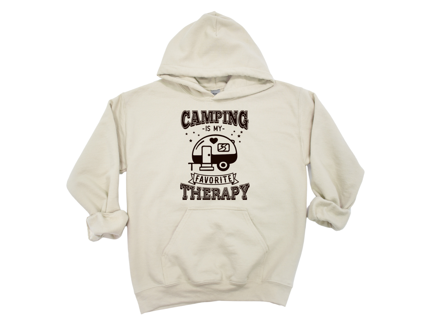 Camping Is My Favorite Therapy Unisex Hoodie