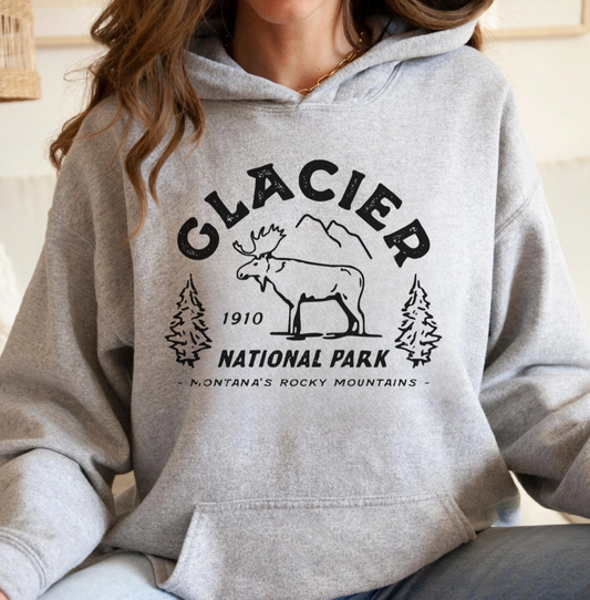 Glacier National Park Unisex Hoodie